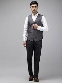 Park Avenue Super Slim Fit Notched Lapel Single-Breasted 3 Piece Suit