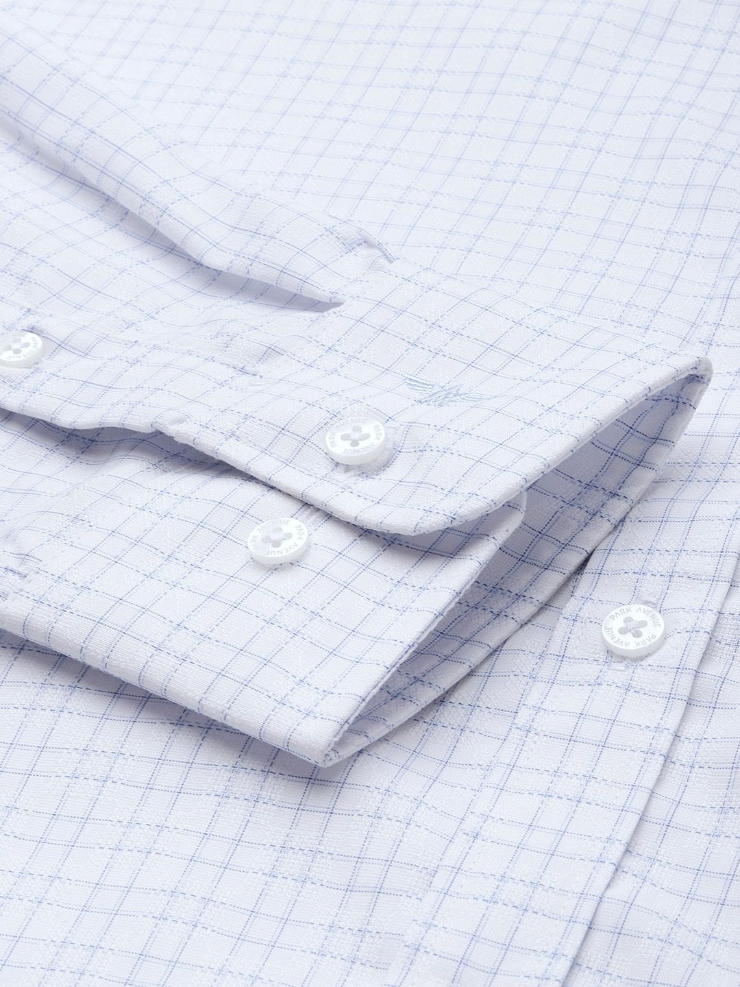 Park Avenue Slim Fit Checked Formal Shirt