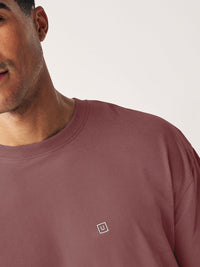 Urbano Fashion Men Solid Round Neck Cotton Oversized T-shirt