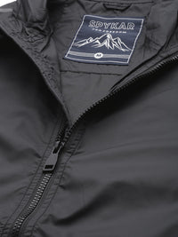 SPYKAR Men Black Lightweight Sporty Jacket