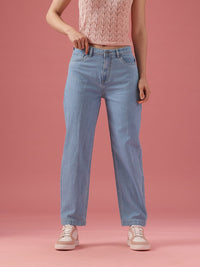 DressBerry Women High-Rise Light Fade Stretchable Jeans