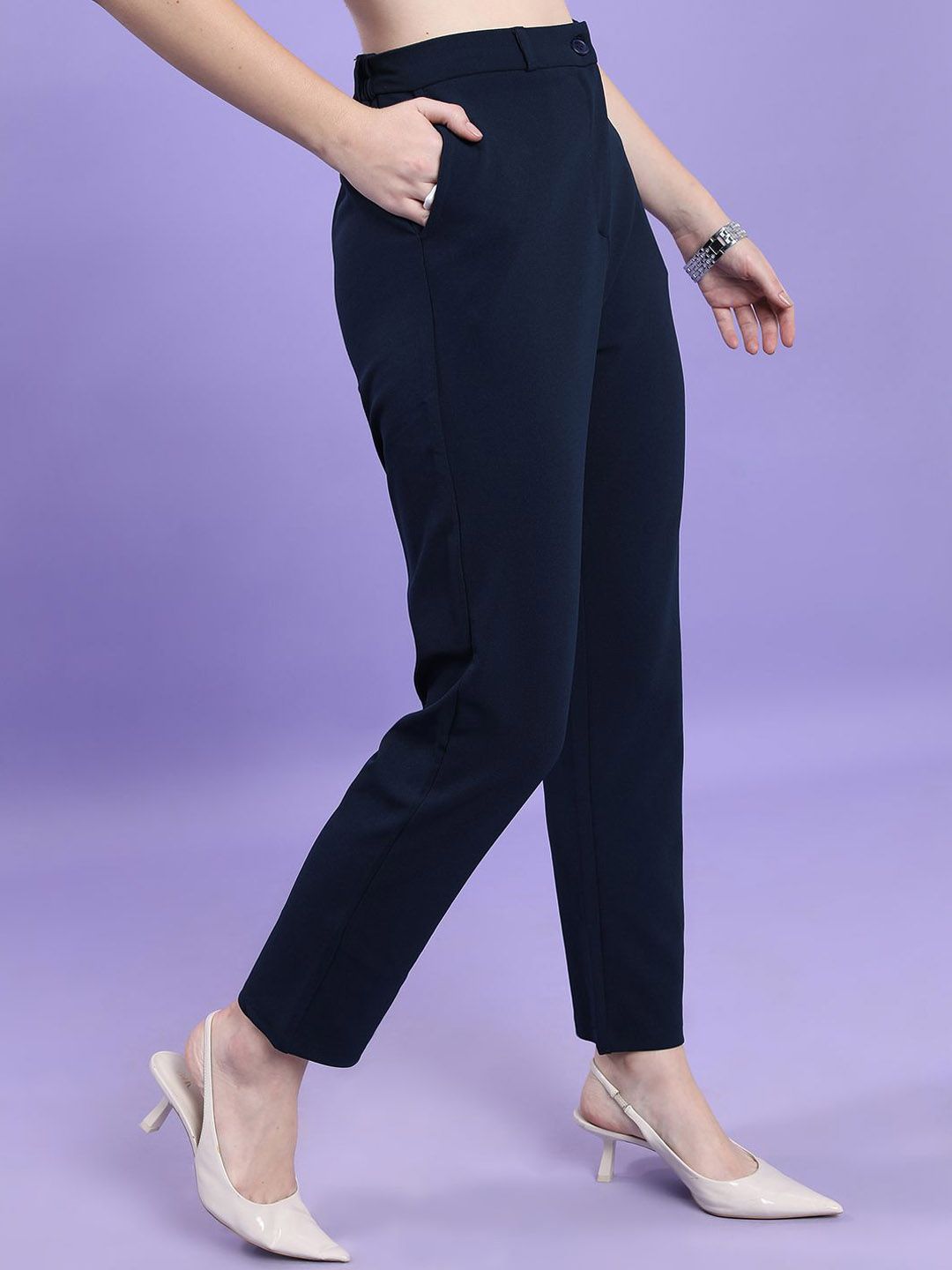 Tokyo Talkies Women Slim Fit Trousers