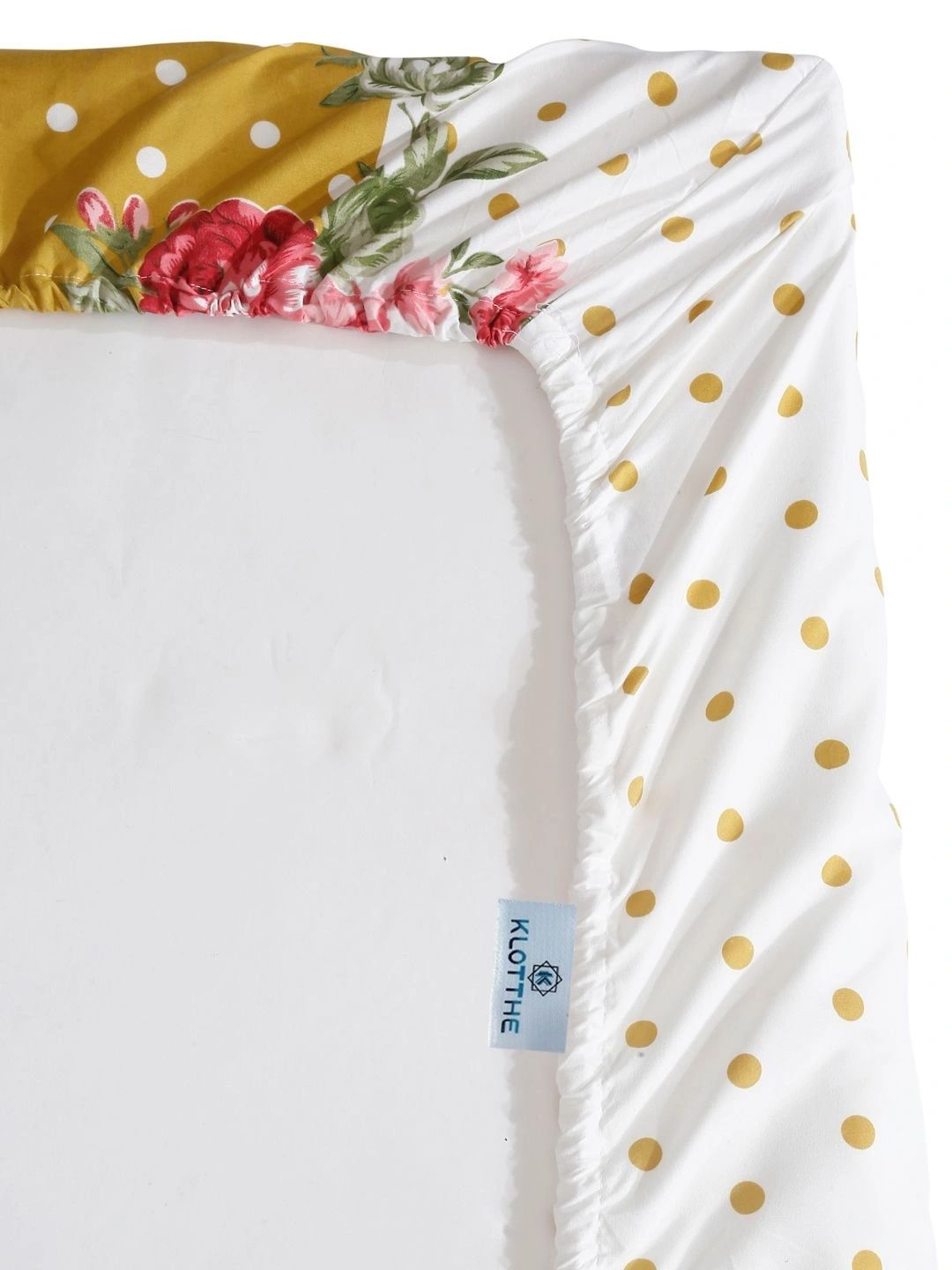 Moda Rapido X KLOTTHE Bunga Kuning & Putih 300 TC Cadar Bujang dengan 1 Sarung Bantal