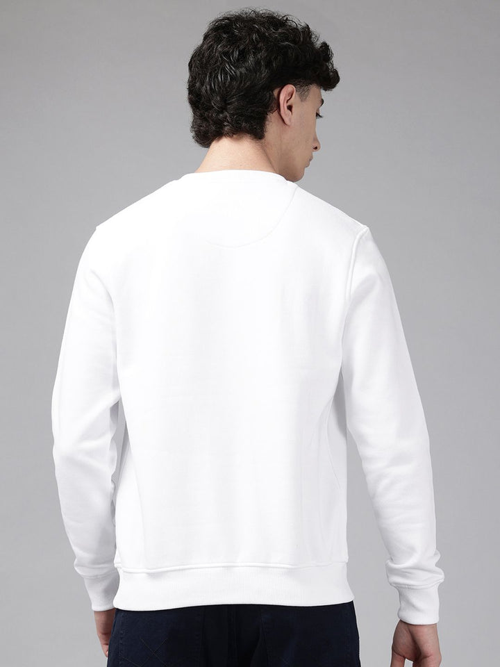 Park Avenue Brand Logo Print Slim Fit Sweatshirt