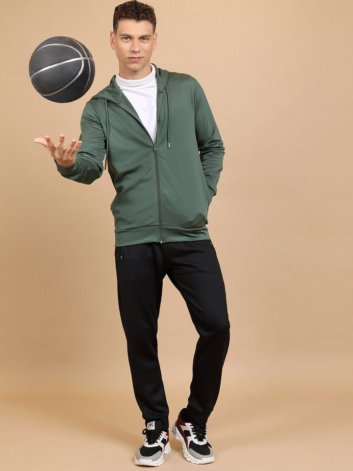 HIGHLANDER Hooded Front-Open Sweatshirt