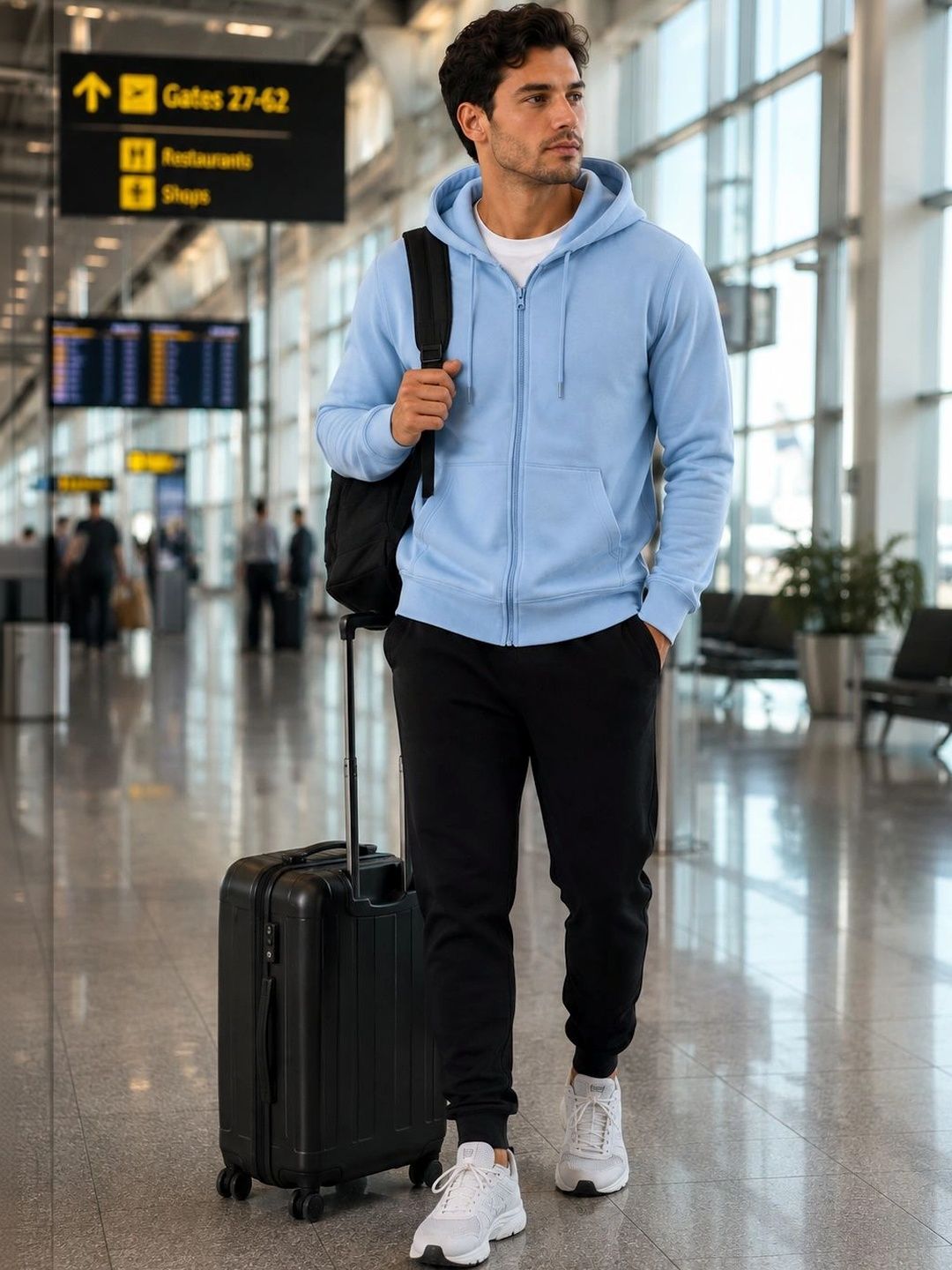 ADRO Men Hooded Sweatshirt
