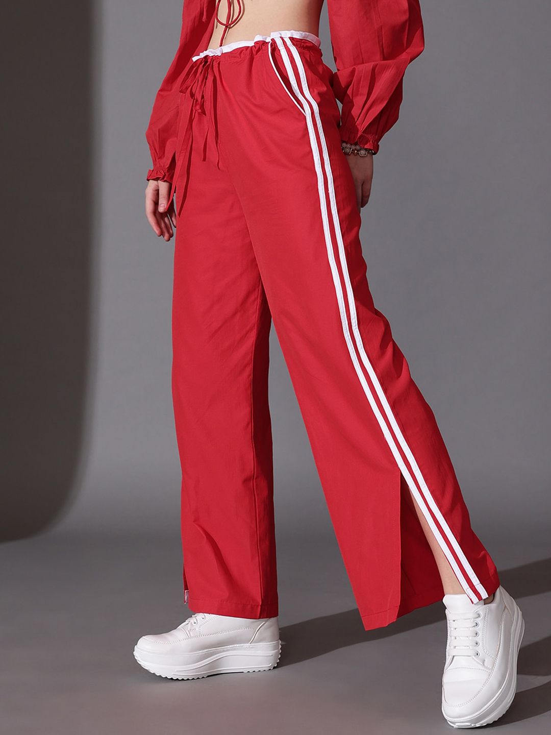 STREET 9 Women Cotton Straight Fit Trousers