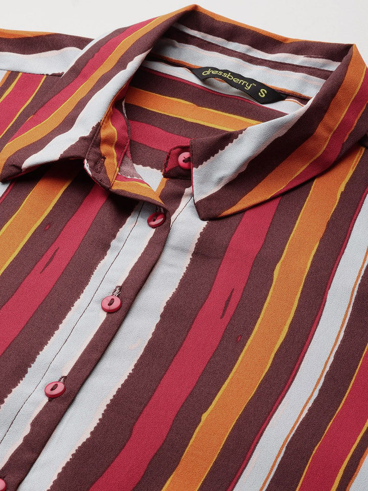 DressBerry Women Striped Casual Shirt