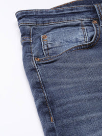 SPYKAR Men Slim Fit Low-Rise Heavy Fade Stretchable Jeans