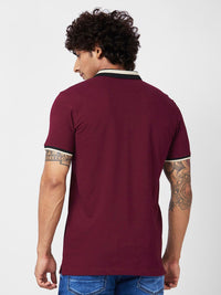 SPYKAR Polo Collar Slim Fit T-shirt