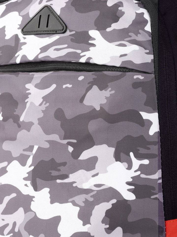 Gear Unisex Grey & White RANGER 2 Camouflage Printed Backpack