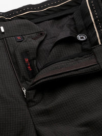 Raymond Men Checked Slim Fit Formal Trousers
