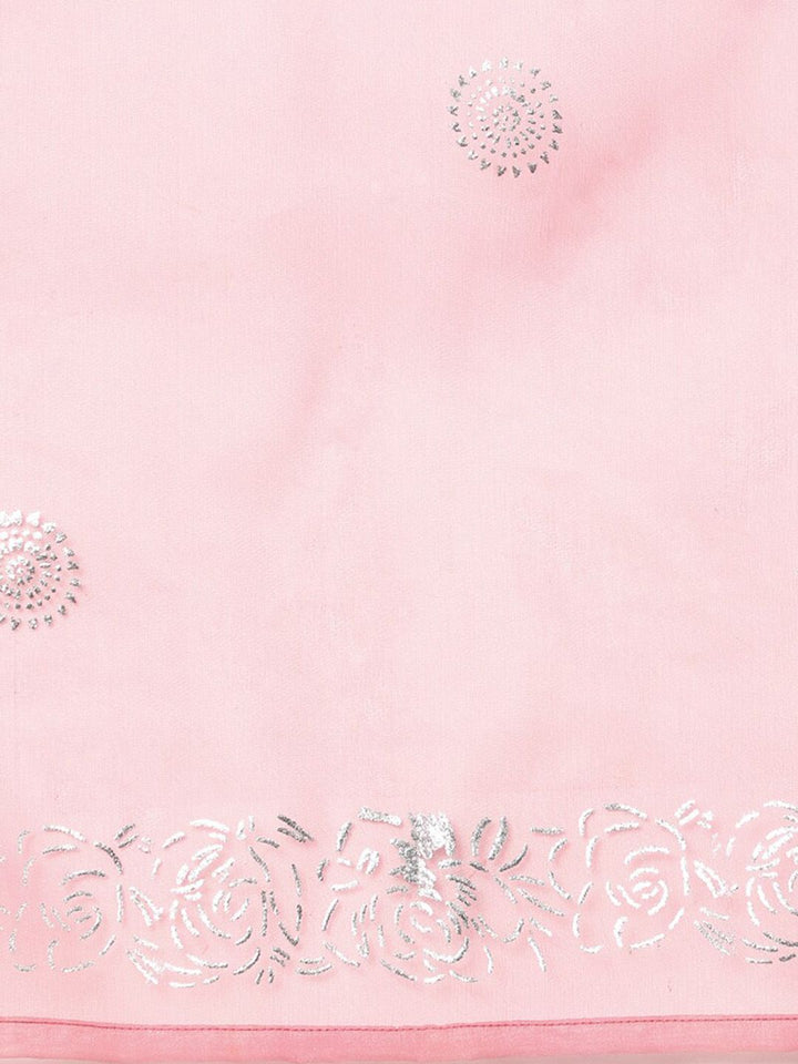 KALINI Floral Yoke Designed Regular Kurta With Trousers & Dupatta