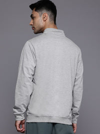 HRX by Hrithik Roshan Grey Melange Sweatshirt