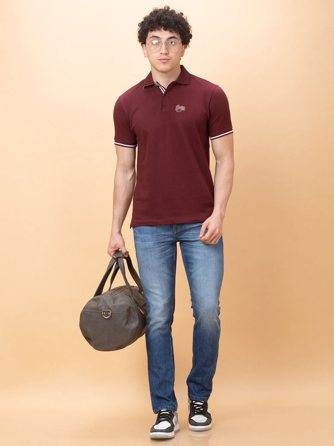 Being Human Men Polo Collar T-shirt