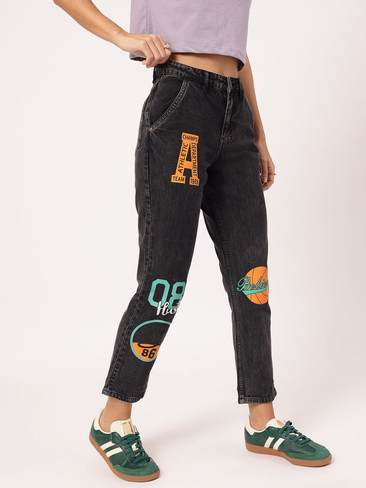 DressBerry Women Sporty Spice Printed Jeans
