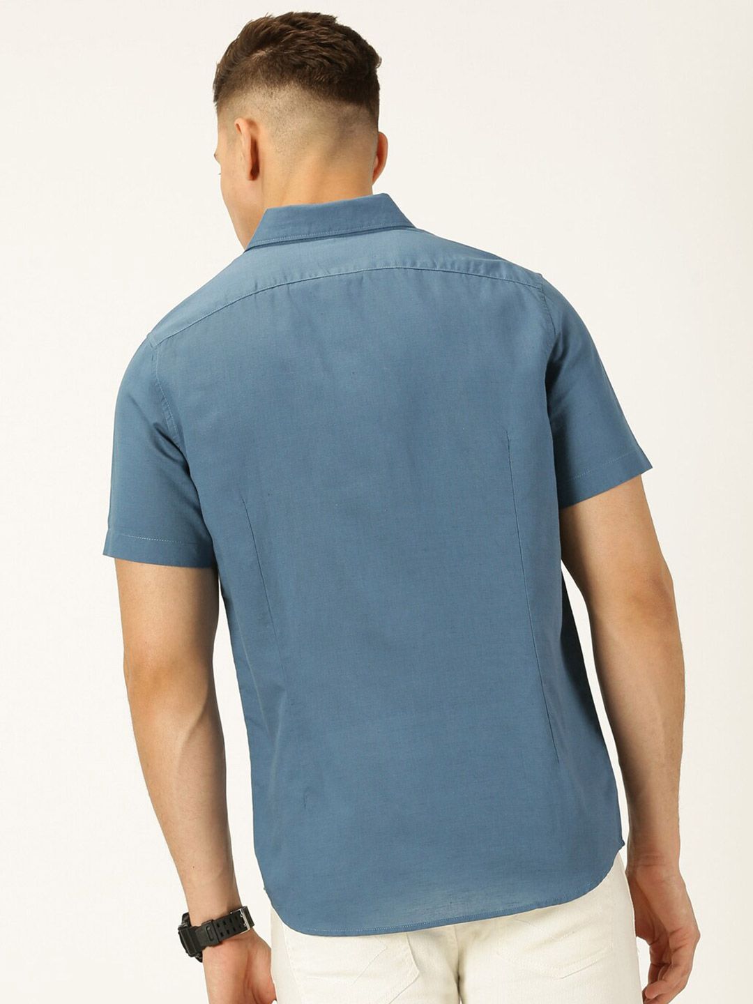 Thomas Scott Classic Slim Fit Casual Cotton Linen Shirt