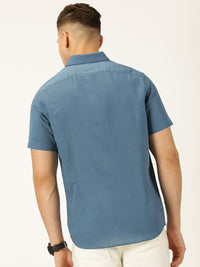 Thomas Scott Classic Slim Fit Casual Cotton Linen Shirt