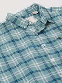 THE BEAR HOUSE Men Slim Fit Tartan Checked Casual Shirt