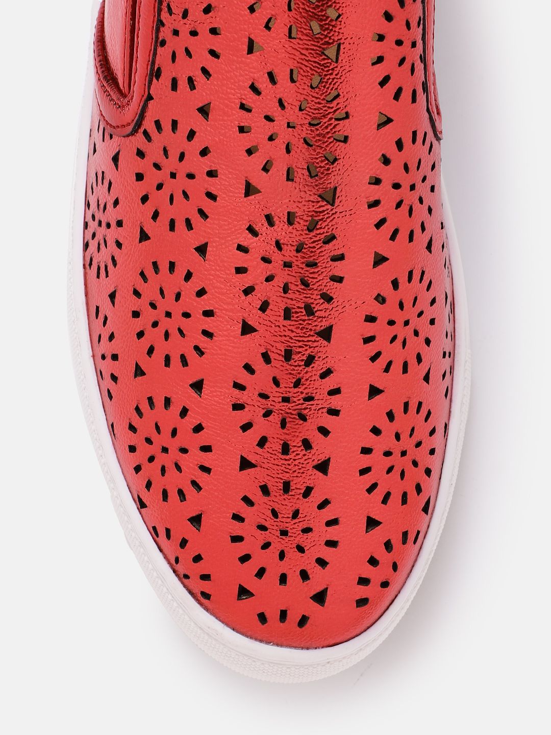 DressBerry Women Cut Work Slip-On Sneakers