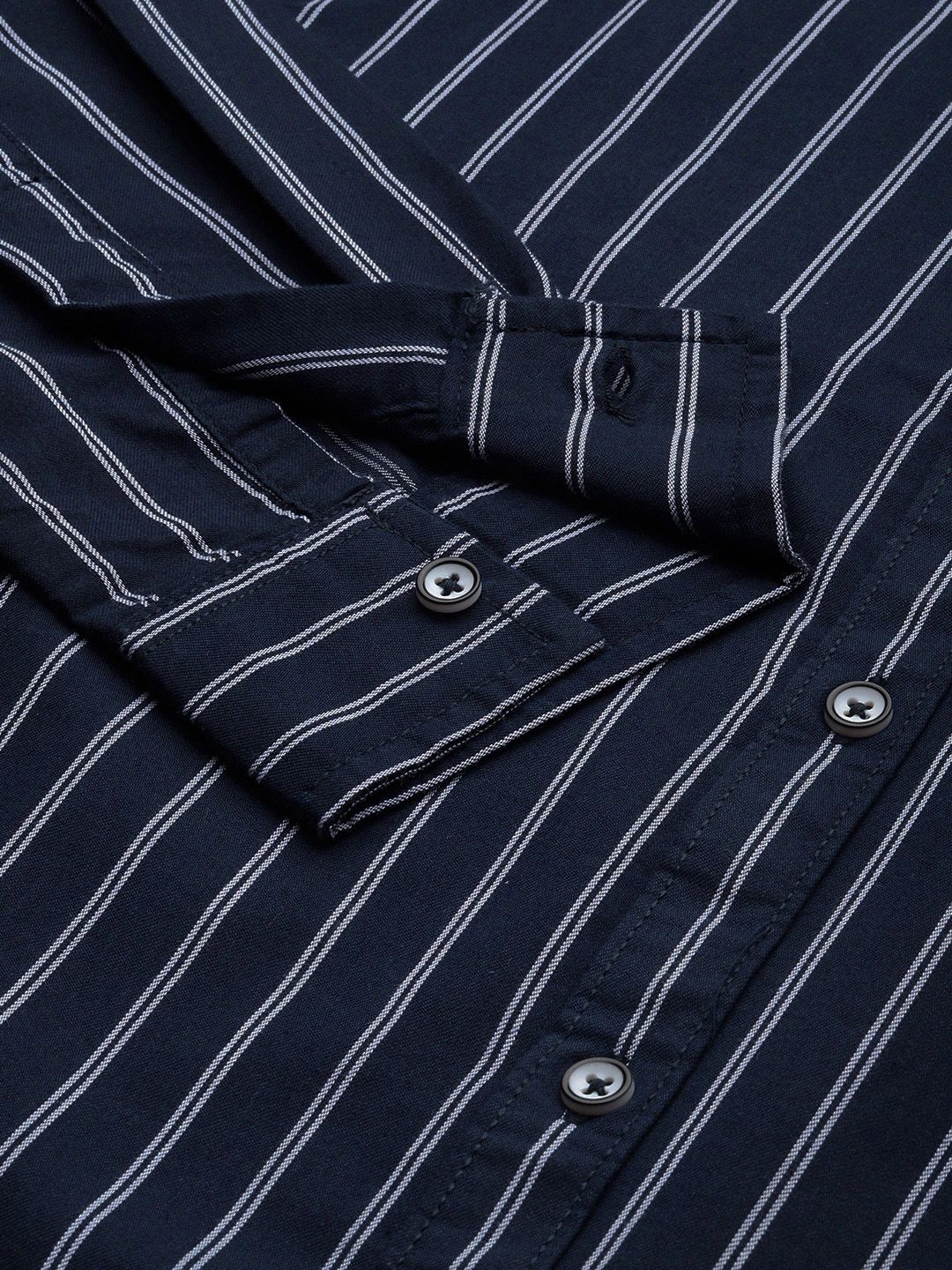 The Indian Garage Co Striped Casual Cotton Shirt