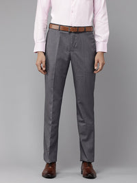 Park Avenue Men Striped Formal Trousers