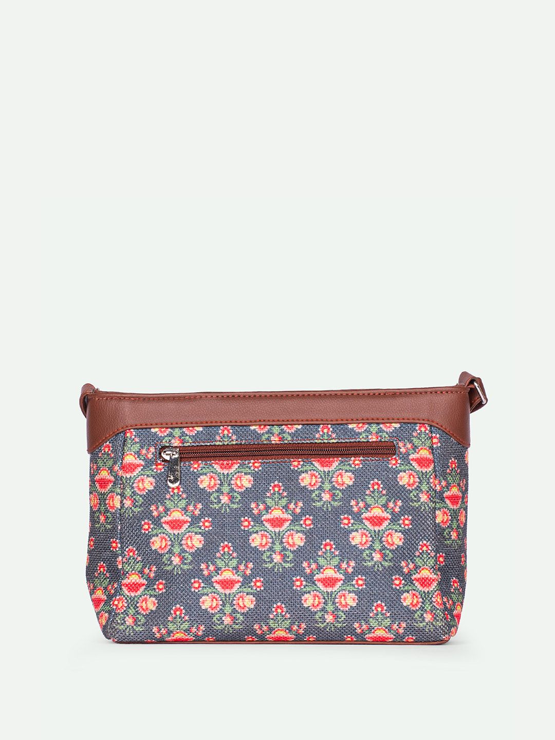 Zouk Mughal Garden Floral Printed Sling Sling Bag