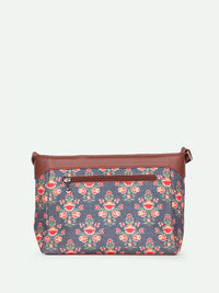 Zouk Mughal Garden Floral Printed Sling Sling Bag
