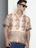 The Indian Garage Co. Opaque Floral Printed Casual Shirt