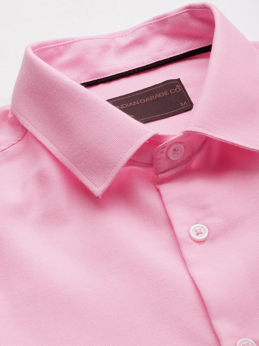 The Indian Garage Co. X Luxe Men Solid Slim Fit Opaque Formal Shirt