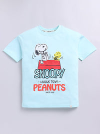 Happy Faces Boys Snoopy Print Pure Cotton T-shirt