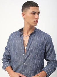 VASTRADO Men Classic Slim Fit Opaque Casual Shirt