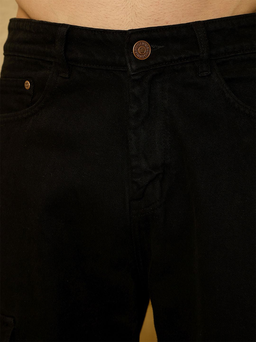 DENNISON Korean Baggy Fit Cargo Jeans