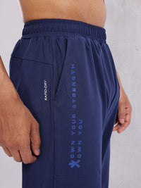 HRX by Hrithik Roshan Men Typography Printed Mid-rise Rapid-Dry Training Joggers