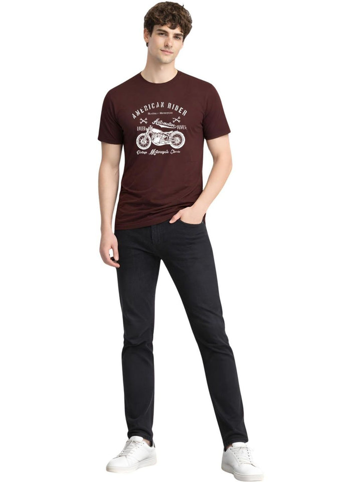 ADRO Men Printed T-shirt