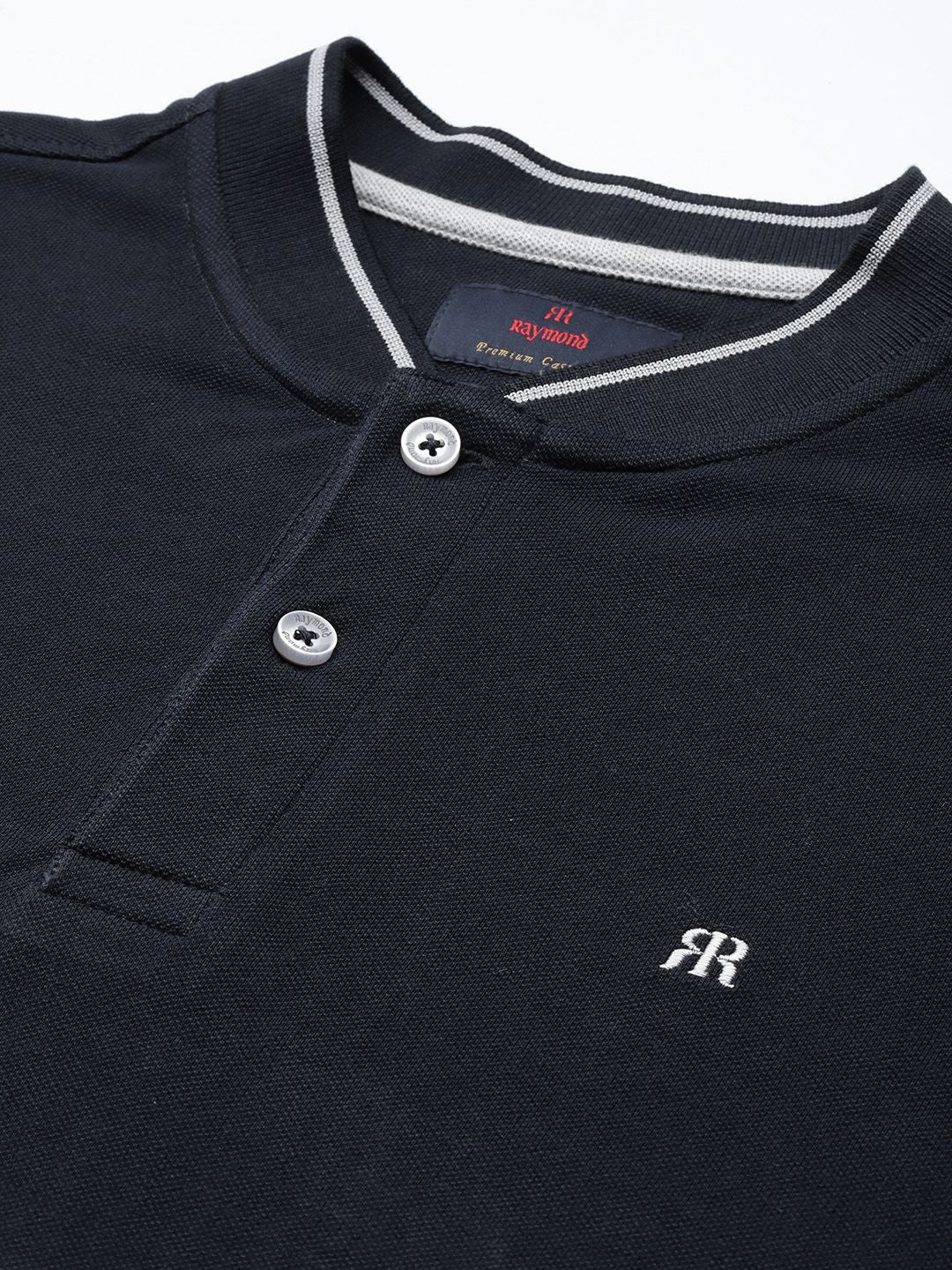 Raymond Henley Neck Pure Cotton Modern Fit T-shirt