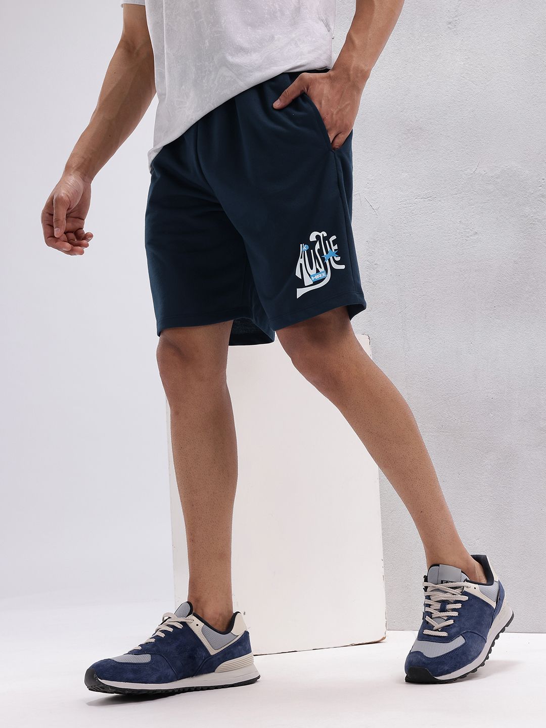HRX by Hrithik Roshan Men Typography Print Lifestyle Shorts