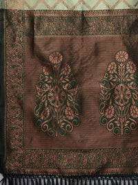 KALINI Woven Design Zari Silk Blend Designer Banarasi Saree