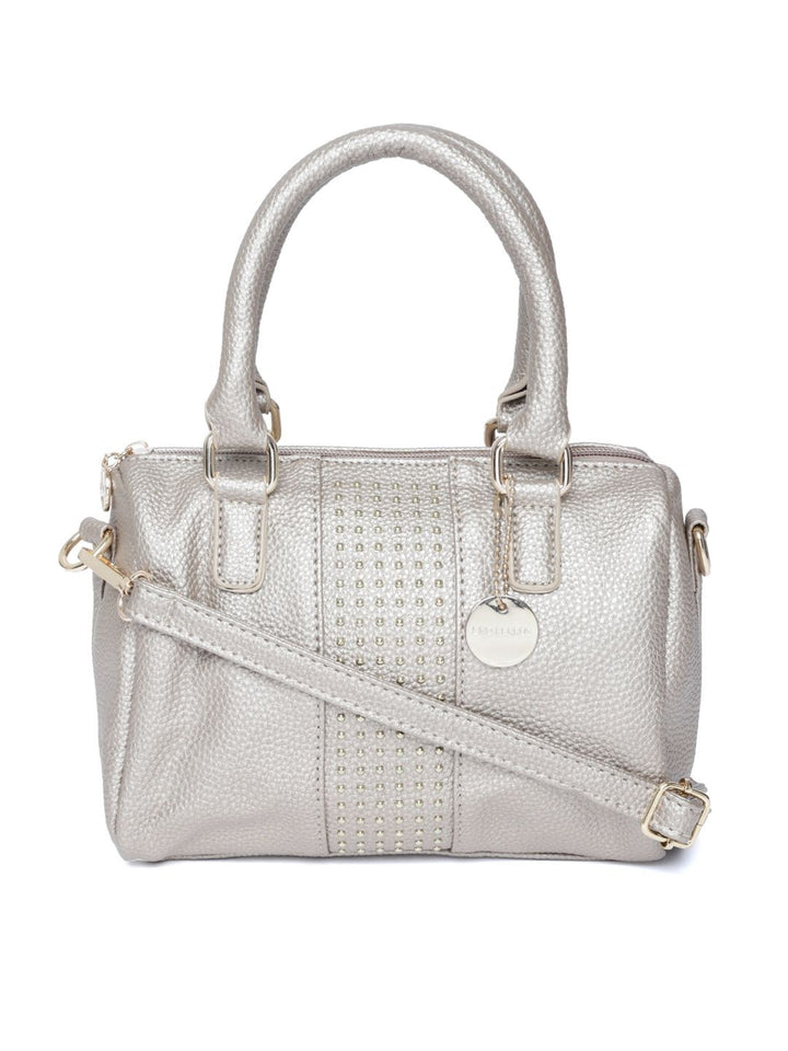 Lino Perros Gold-Toned Solid Handheld Bag