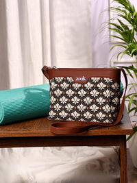 Zouk Bidri Kaiser Harmony Floral Printed Sling Sling Bag