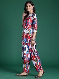 Indo Era Women Printed Regular Kurta with Trousers
