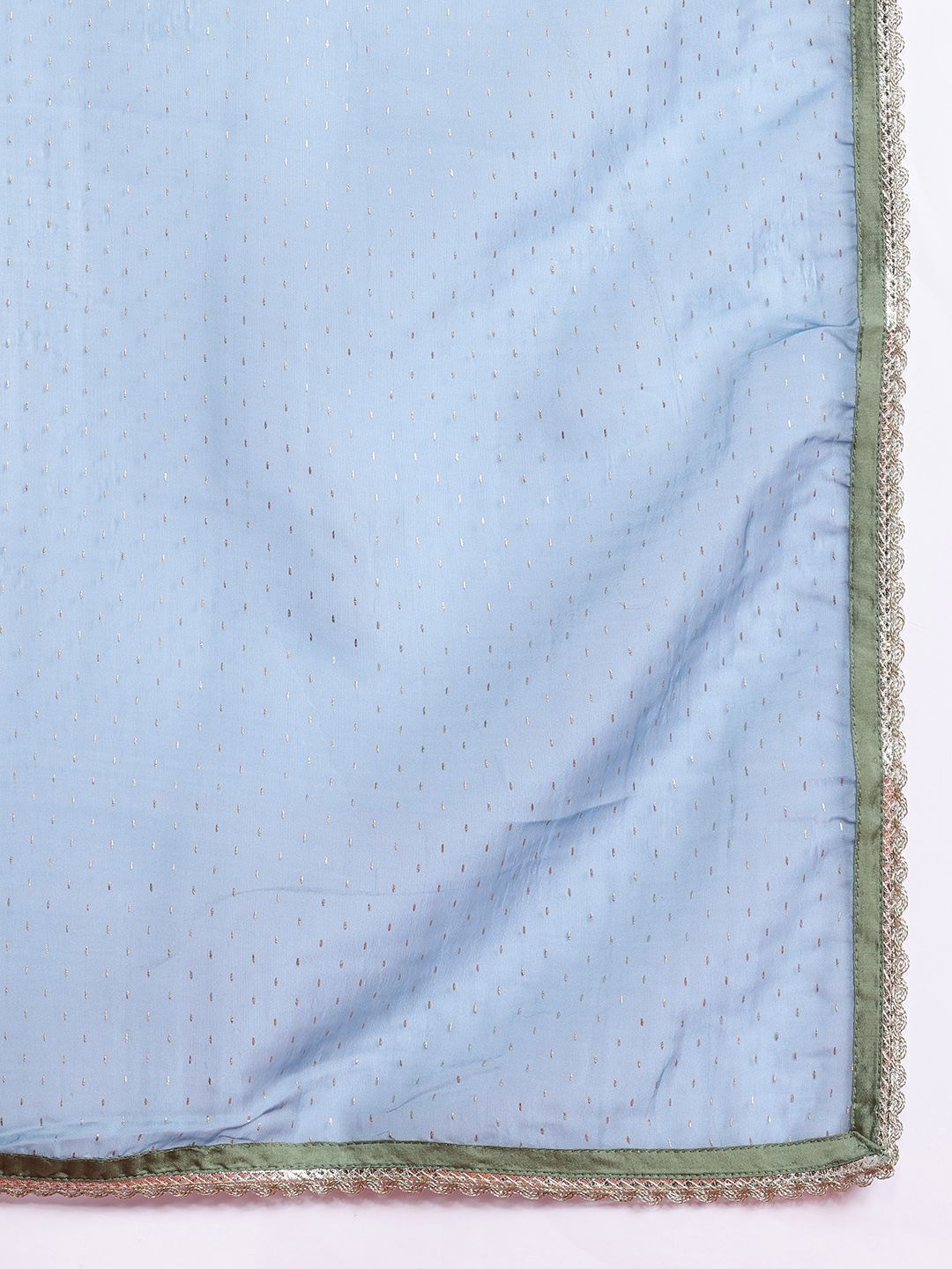 Anouk Printed Thread Work Kurta with Palazzos &  Dupatta