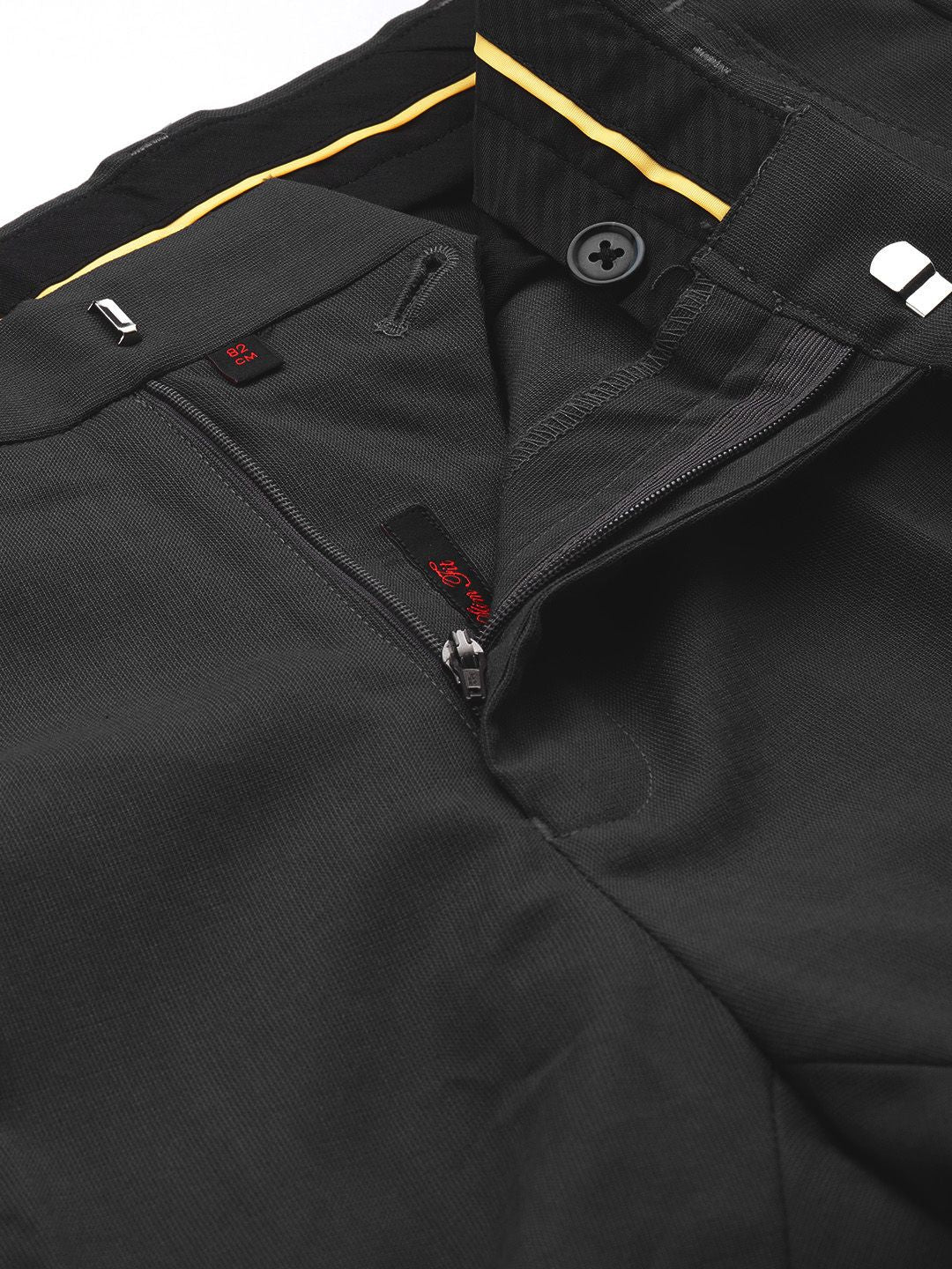 Raymond Men Mid-Rise Slim Fit Formal Trousers