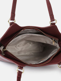 all about you Structured Shoulder Bag with Bow Detail