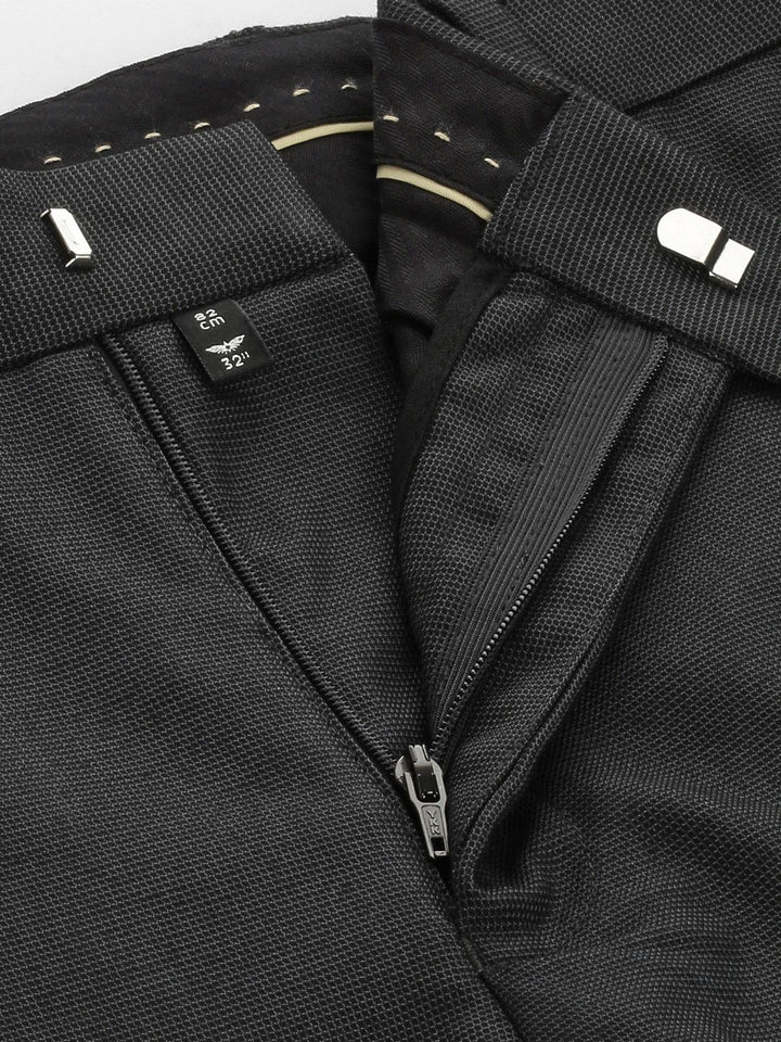 Park Avenue Men Formal Black Trousers