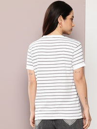 Dillinger Women Short Sleeve Regular Yarn Dyed Tshirt
