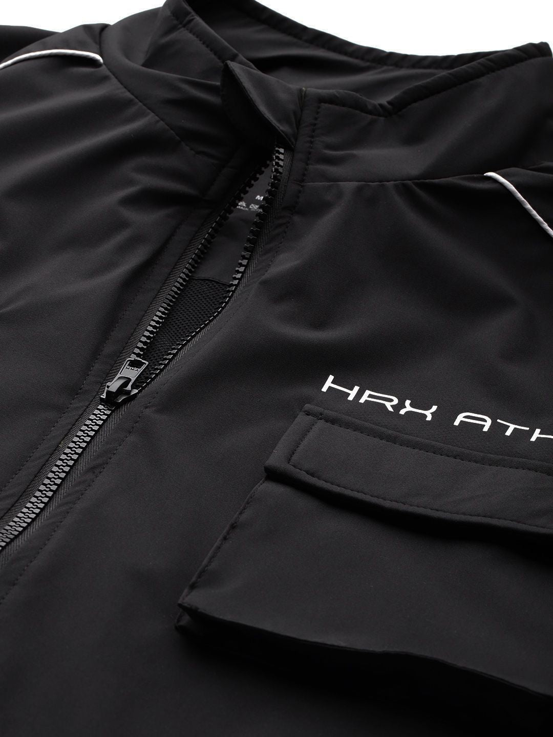 HRX by Hrithik Roshan Longline Cargo-Style Tailored Jacket