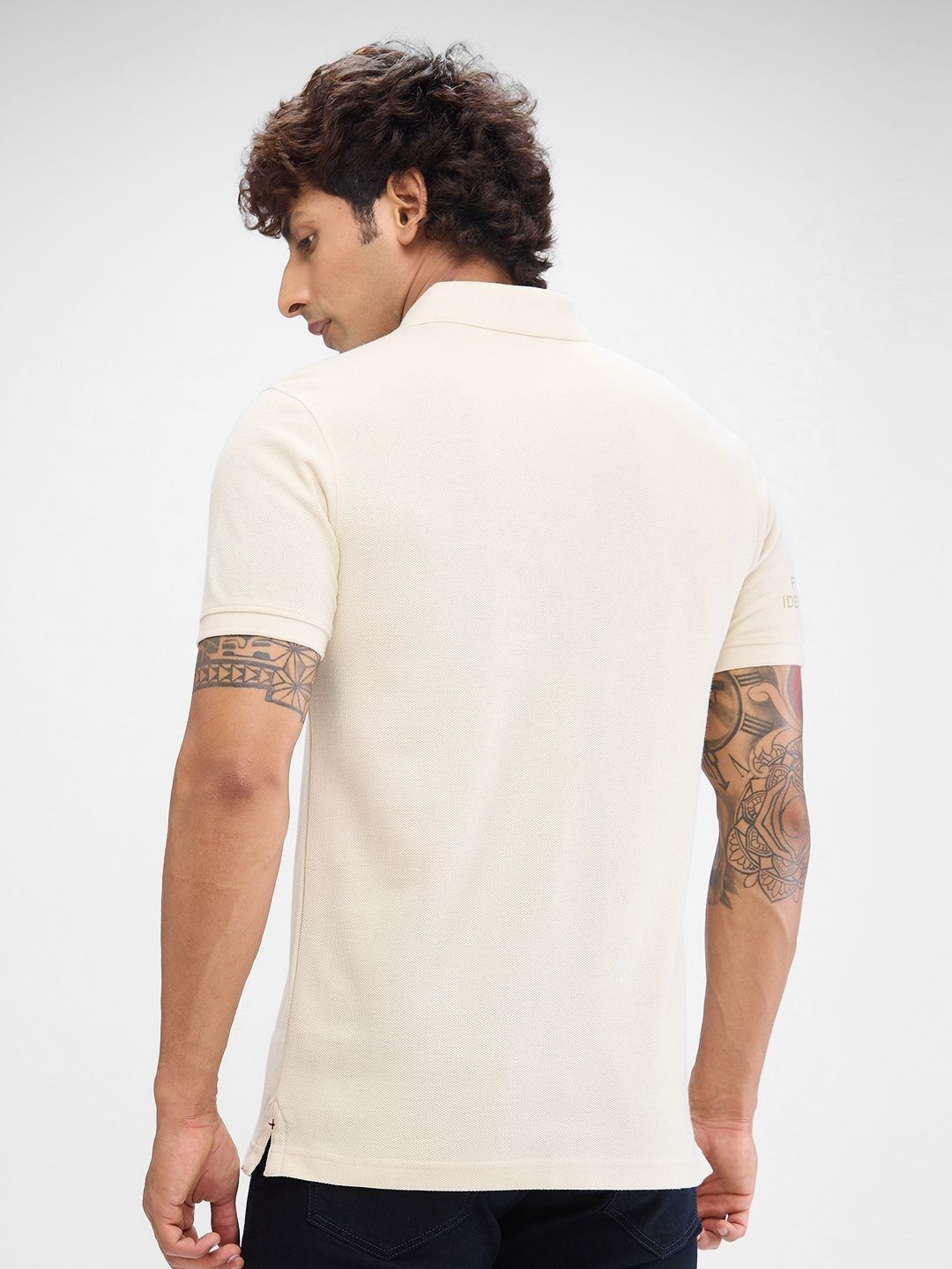 SPYKAR Men Polo Collar Solid Slim Fit T-shirt