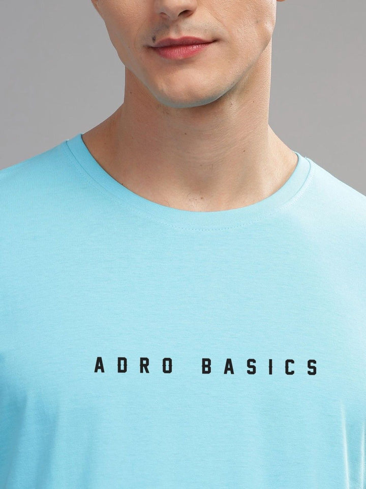 ADRO Men Typography Printed Pockets T-shirt