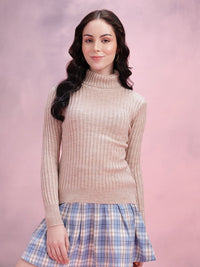 DressBerry Women Ribbed Acrylic Pullover